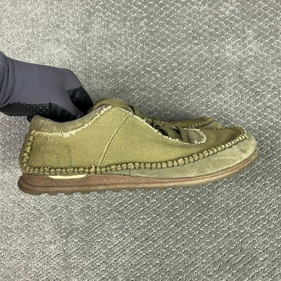 The North Face Hayden Canvas Lace Up Shoes Men's 10 Tan Cork Olive - Picture 3 of 12